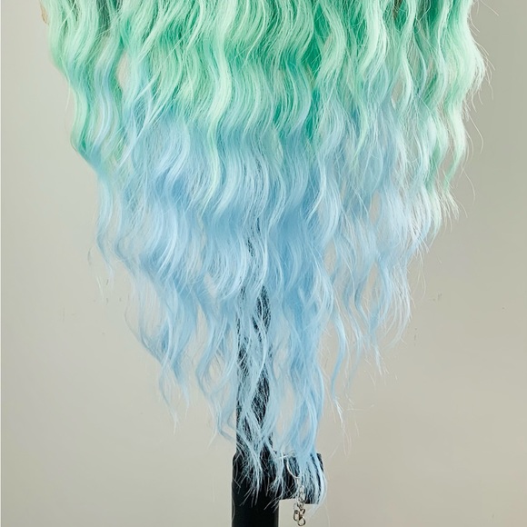 30” Unicorn Color Premium Fiber Wig with Bangs for Events or Daily Wear - Picture 13 of 13